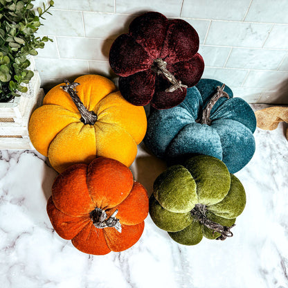 Velvet Pumpkins - My American Goods