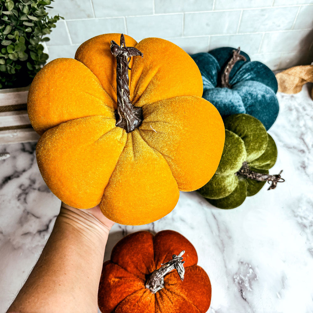 Velvet Pumpkins - My American Goods