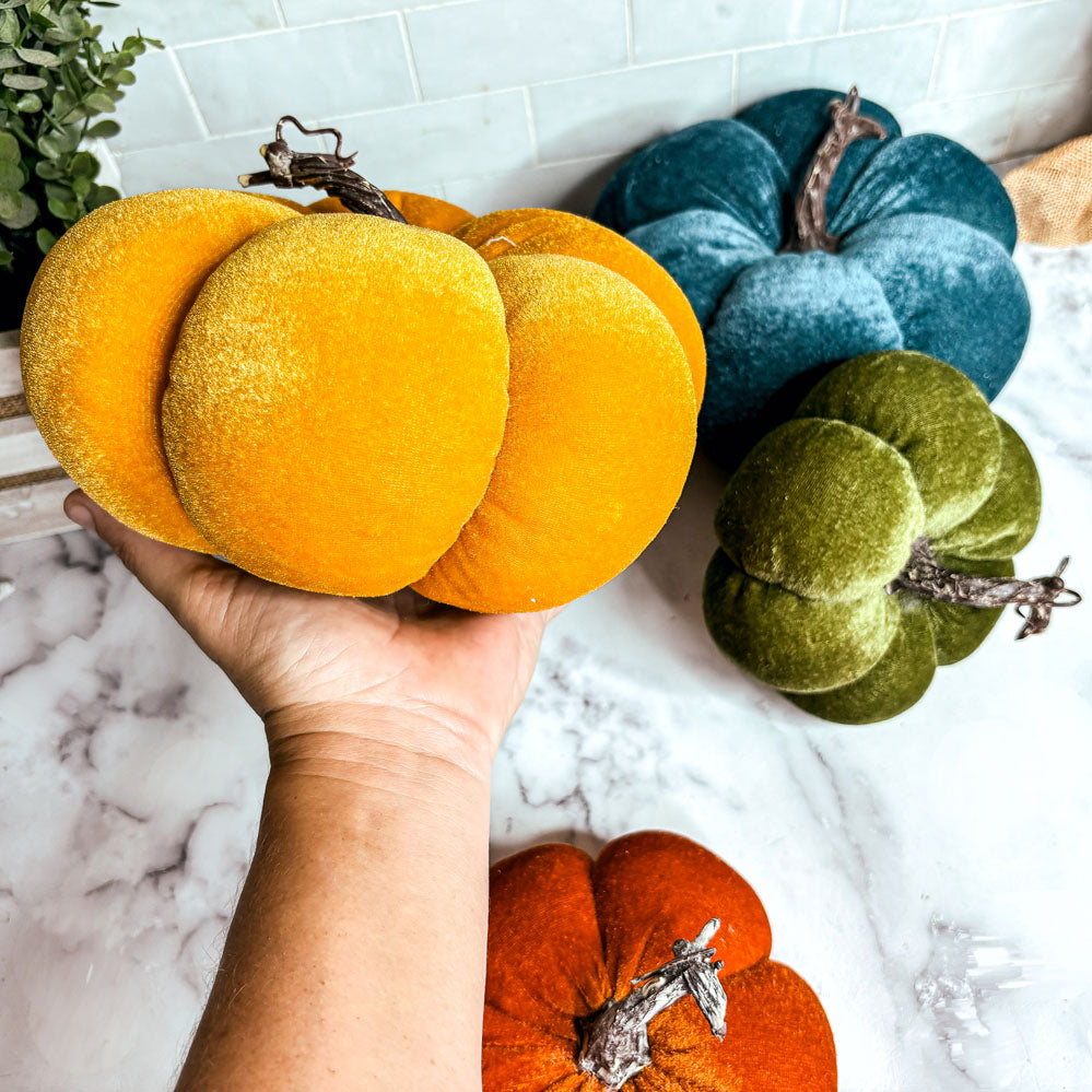 Velvet Pumpkins - My American Goods