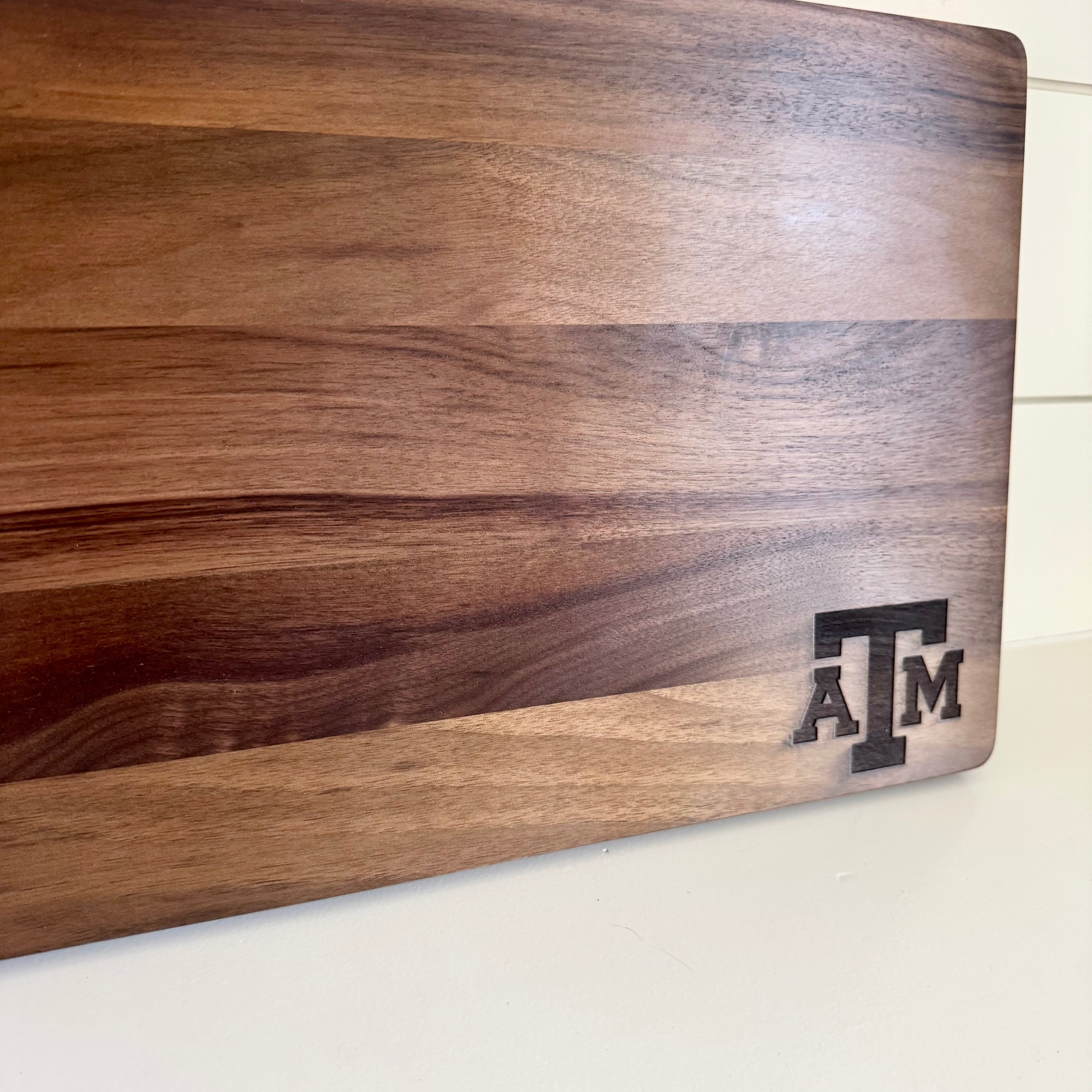 Texas A&amp;M Walnut or Maple Hardwood Cutting Boards