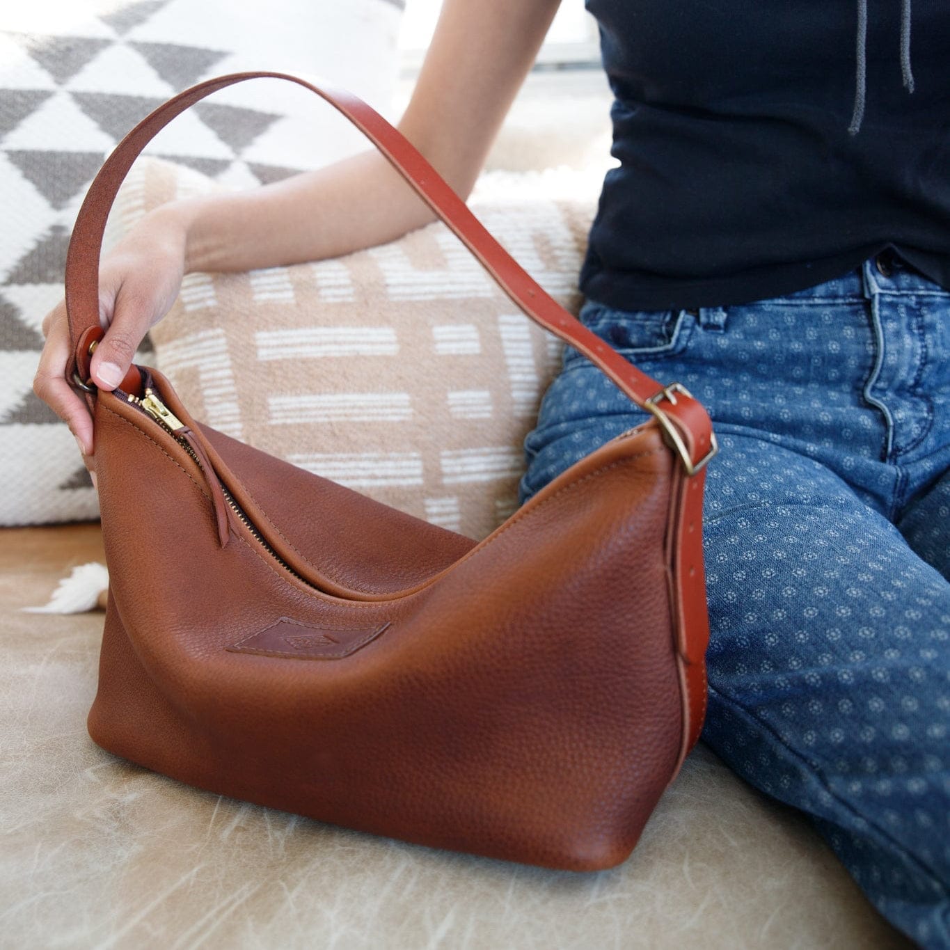 The Local Branch Shoulder Bag Mahogany Solstice Shoulder Bag - USA Made