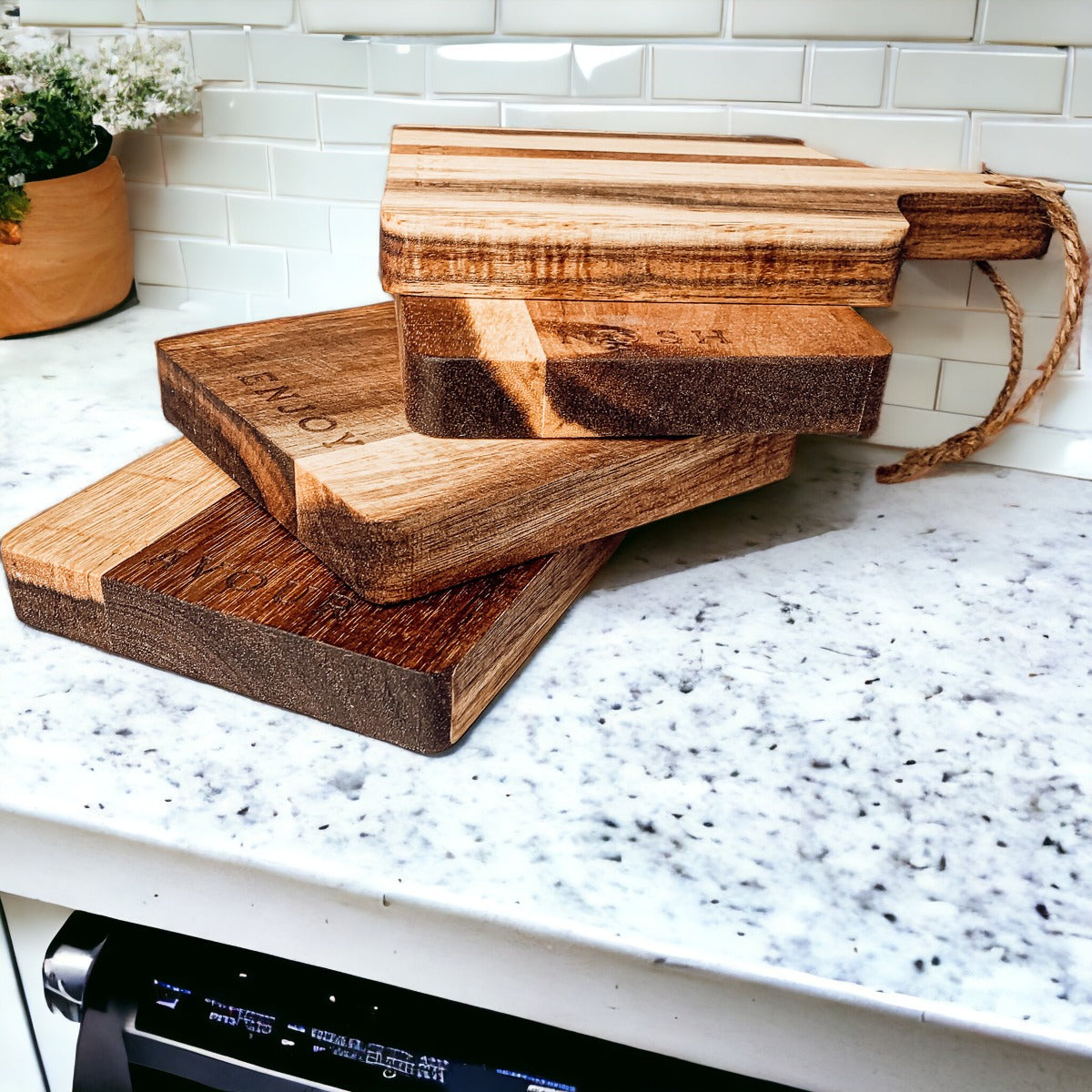 4 Charcuterie Boards | 8x4.5&quot; - My American Goods