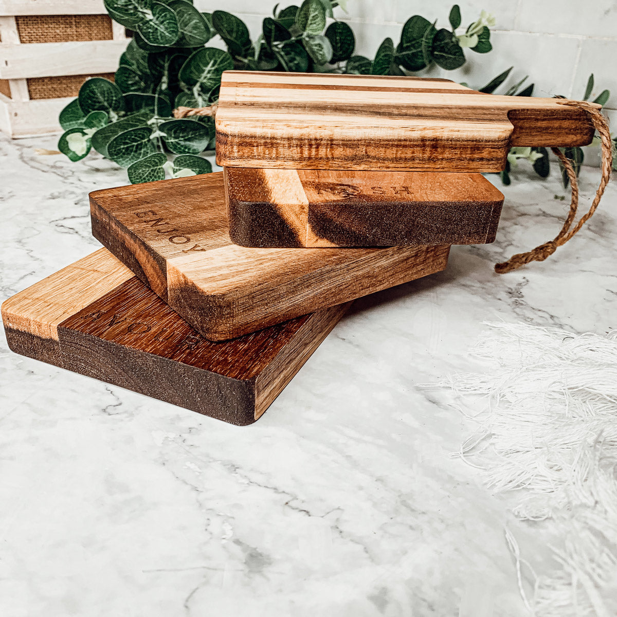 4 Charcuterie Boards | 8x4.5&quot; - My American Goods