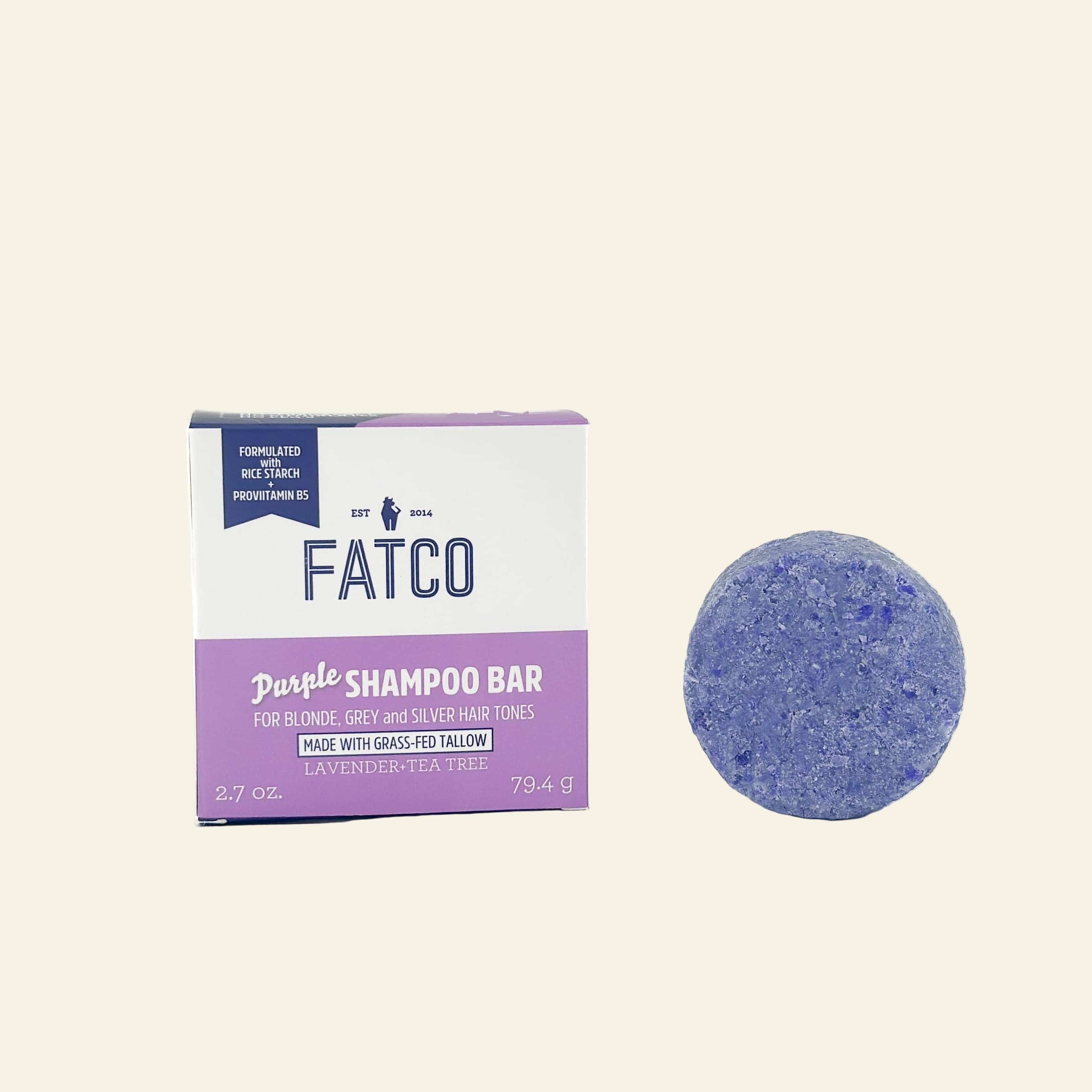 FATCO Skincare Products Shampoo &amp; Conditioner Purple Shampoo Bar