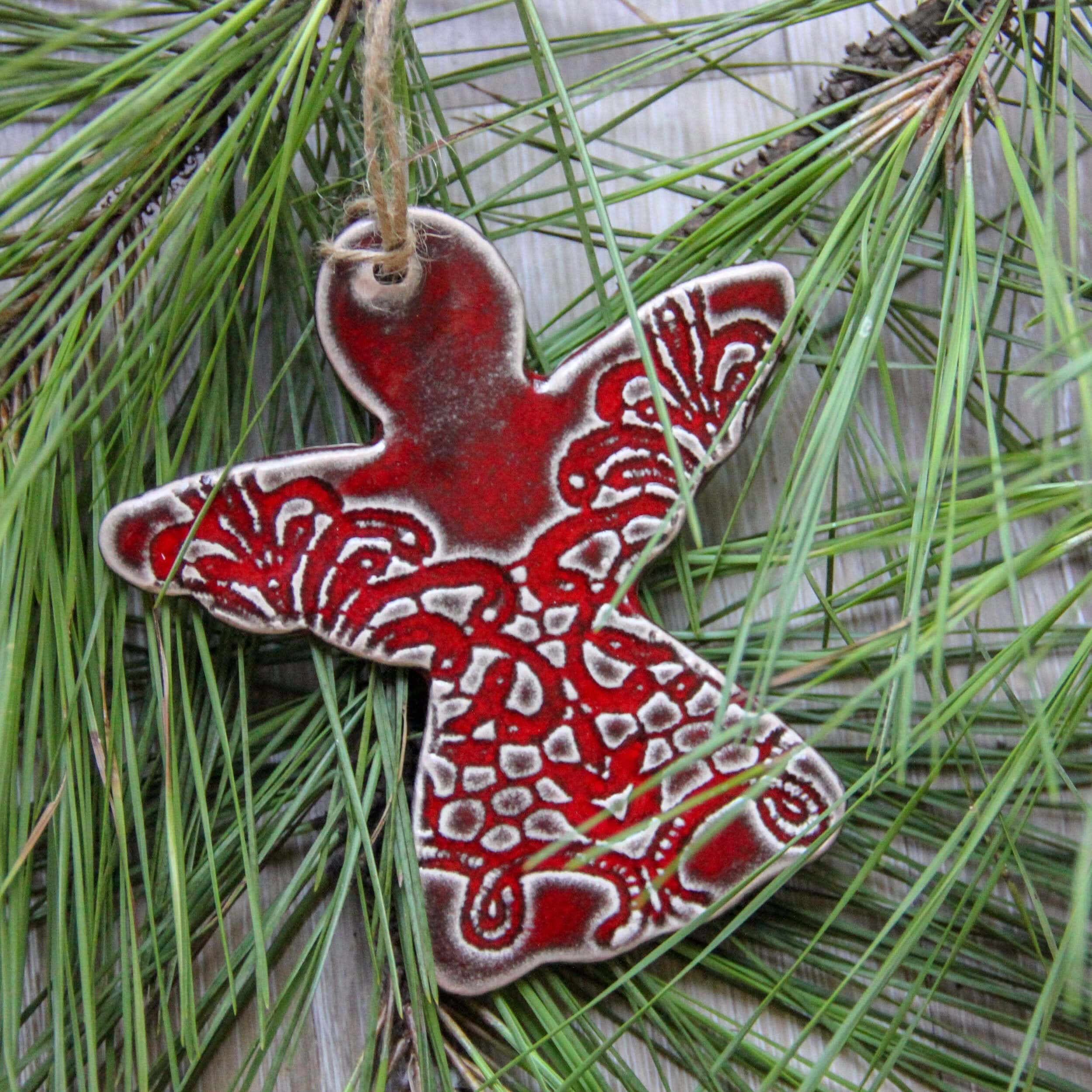 prodigalpottery Ceramic Angel Ornament