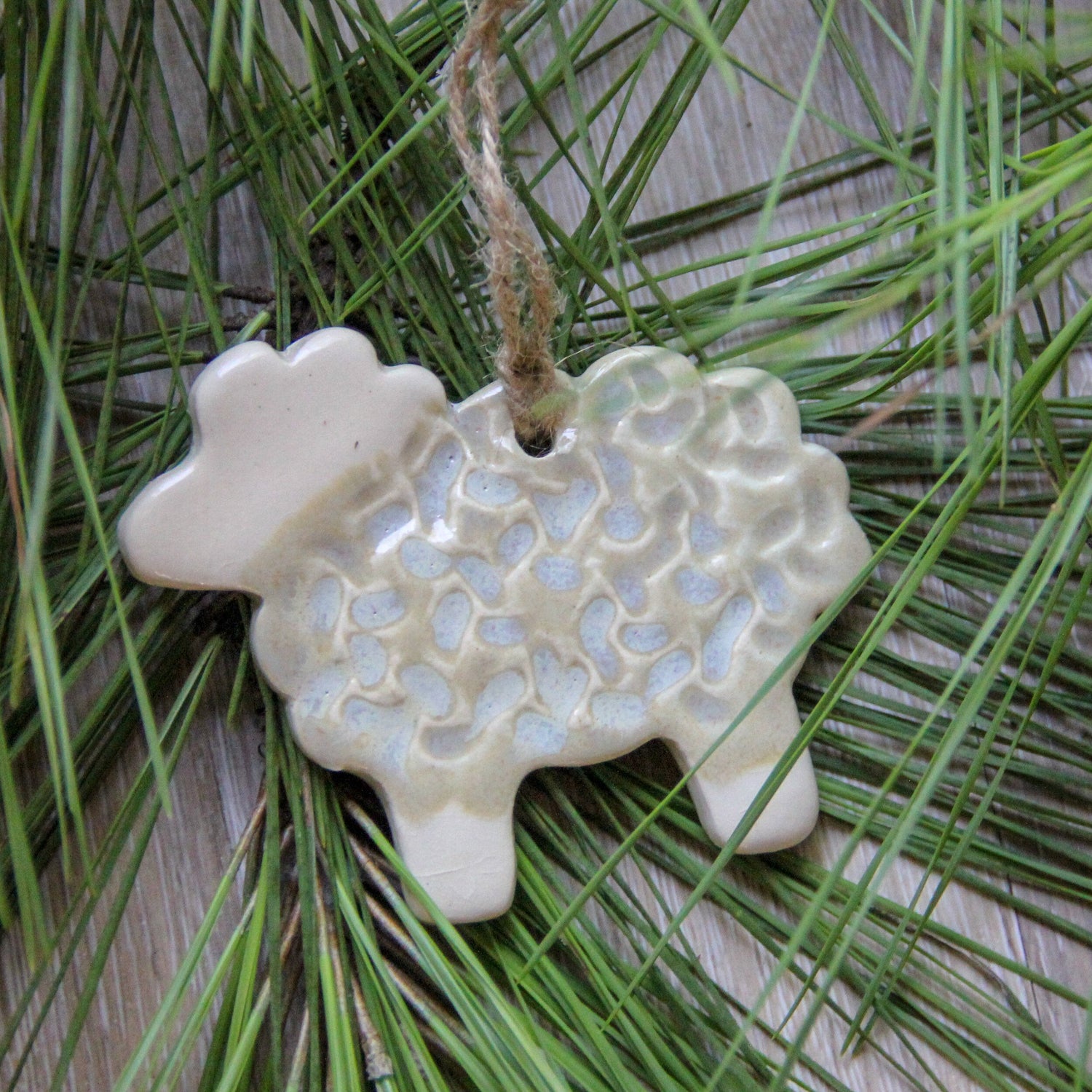 Ceramic Sheep Ornament - My American Goods