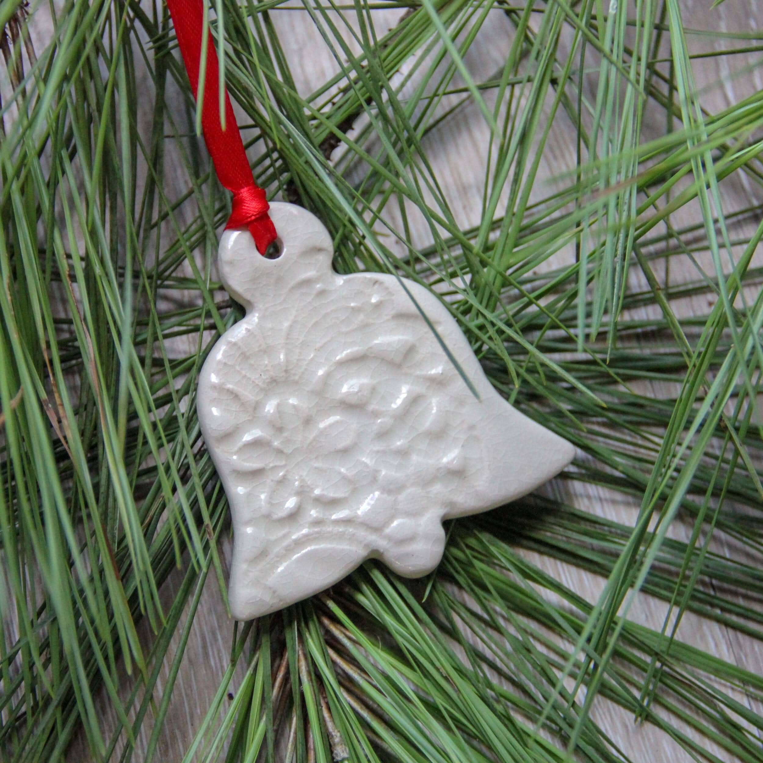 prodigalpottery Ceramic Bell Center Support Ornament