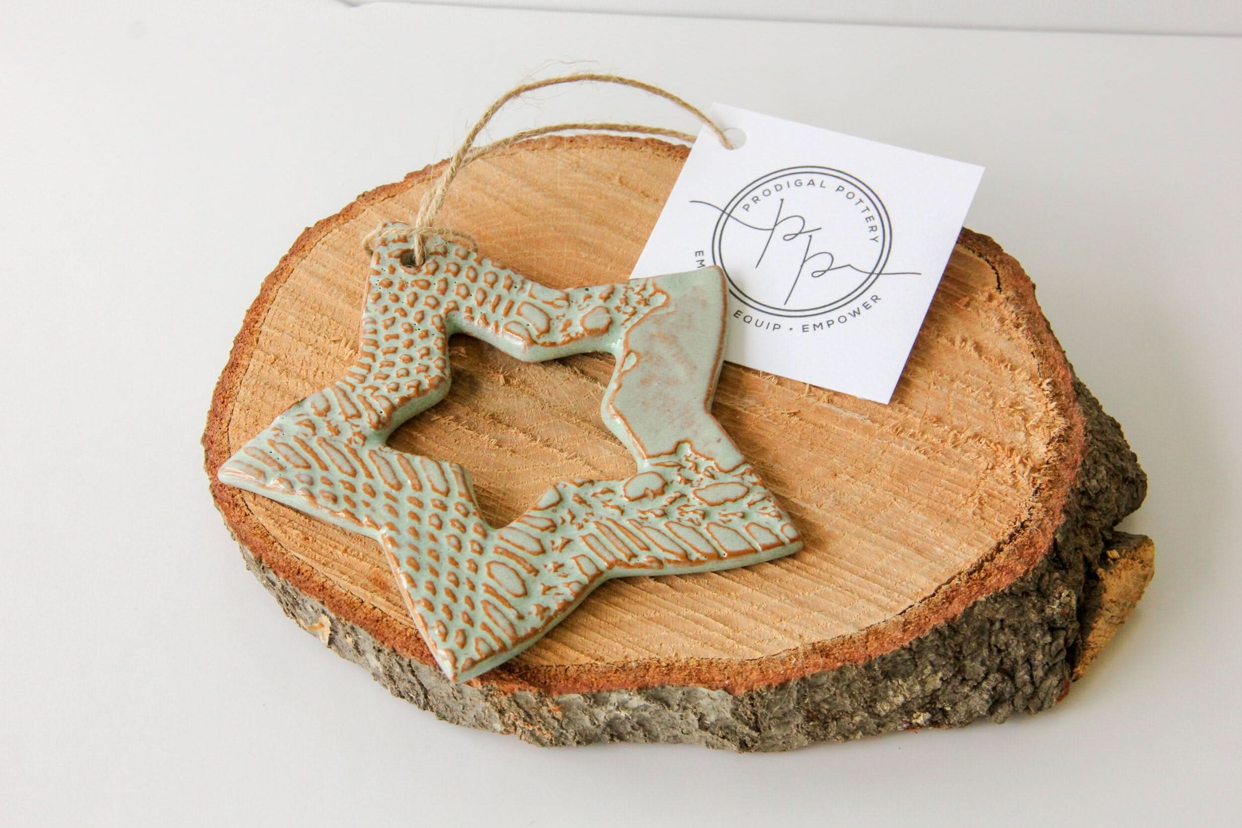 prodigalpottery Cutout Star Ornament