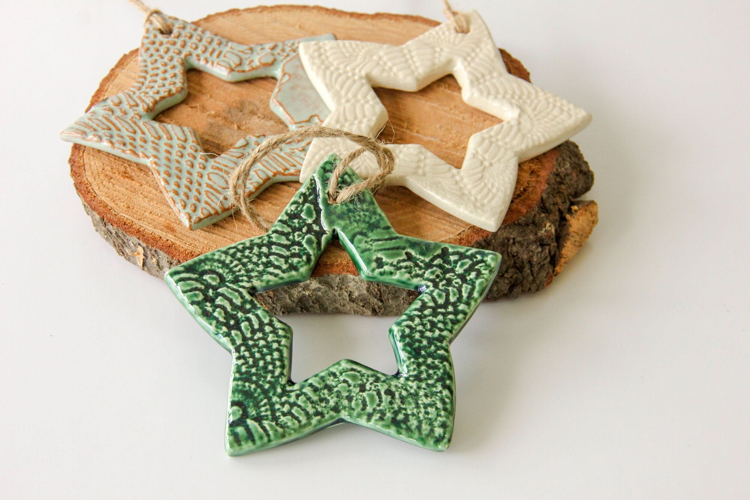 prodigalpottery Cutout Star Ornament