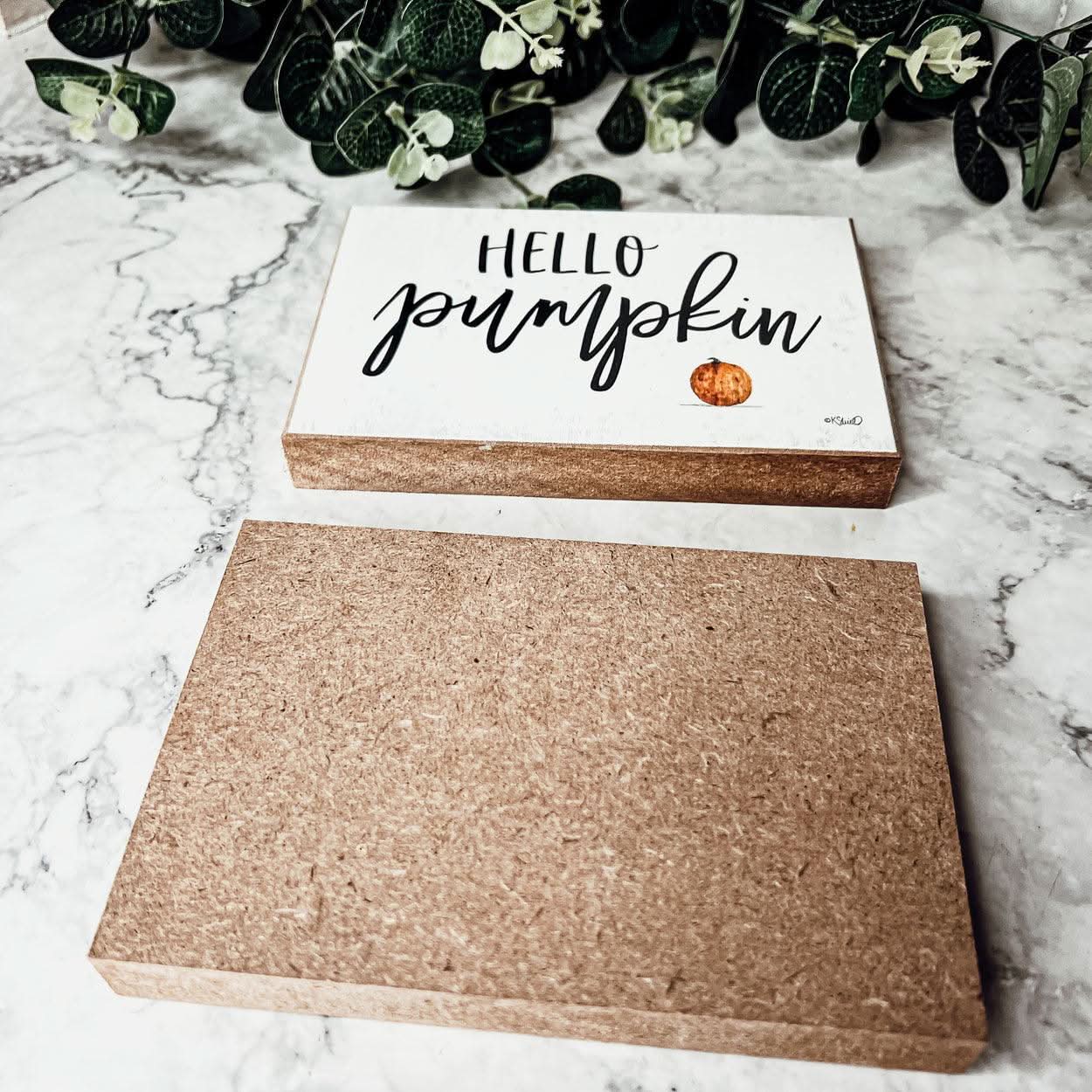 Gia Roma Fall Sign Hello Pumpkin