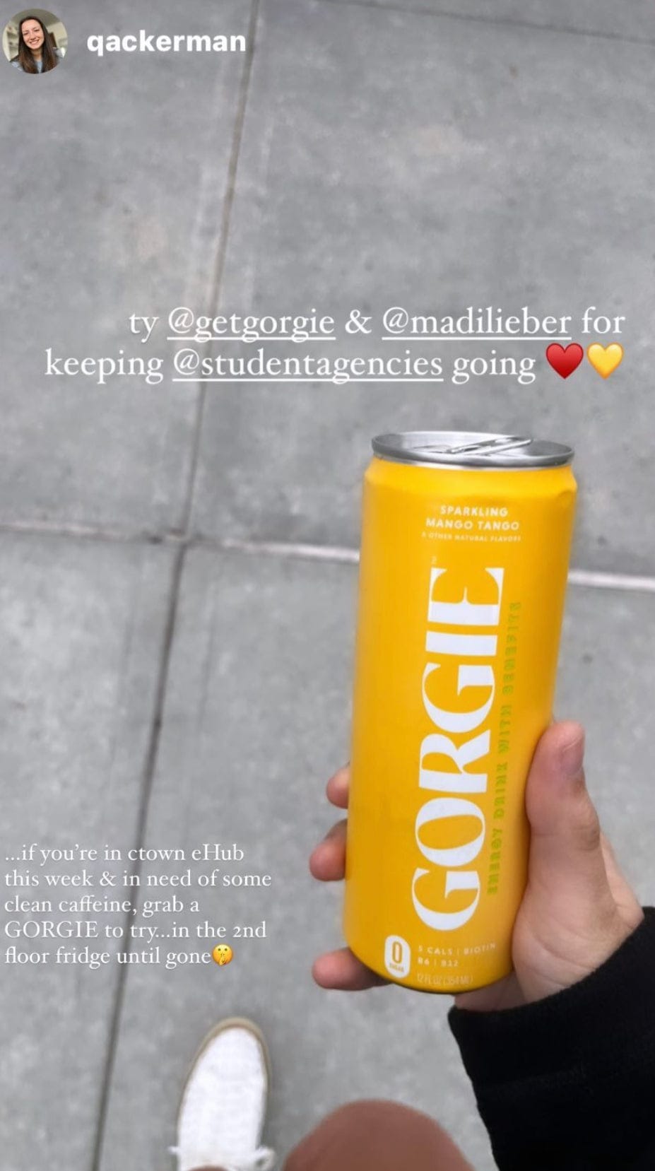 GORGIE Energy Drink Energy Drink - Sparkling Mango Burst
