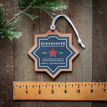 Make Merry Snowflake Holiday/Christmas Ornament