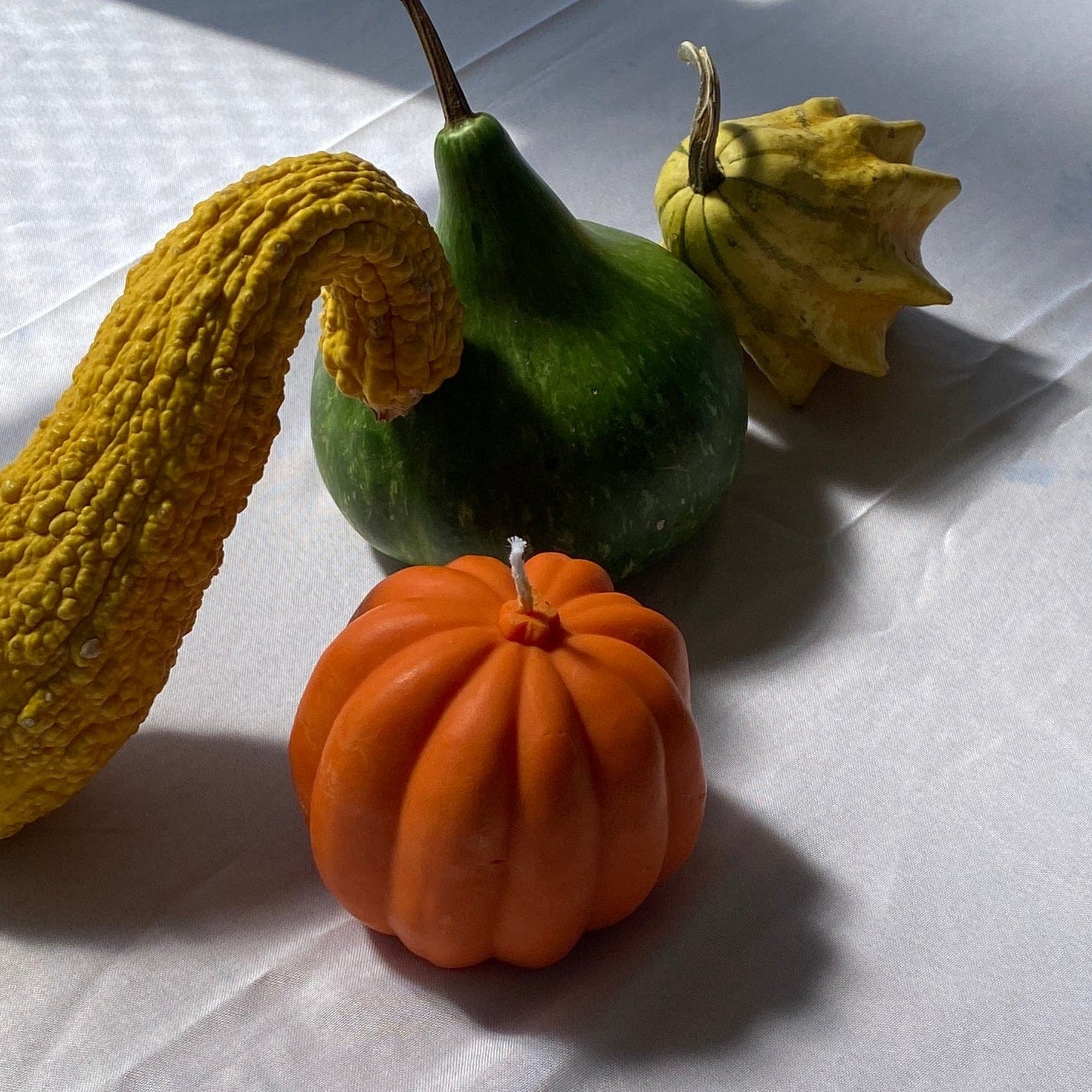 Pumpkin Candle - Orange