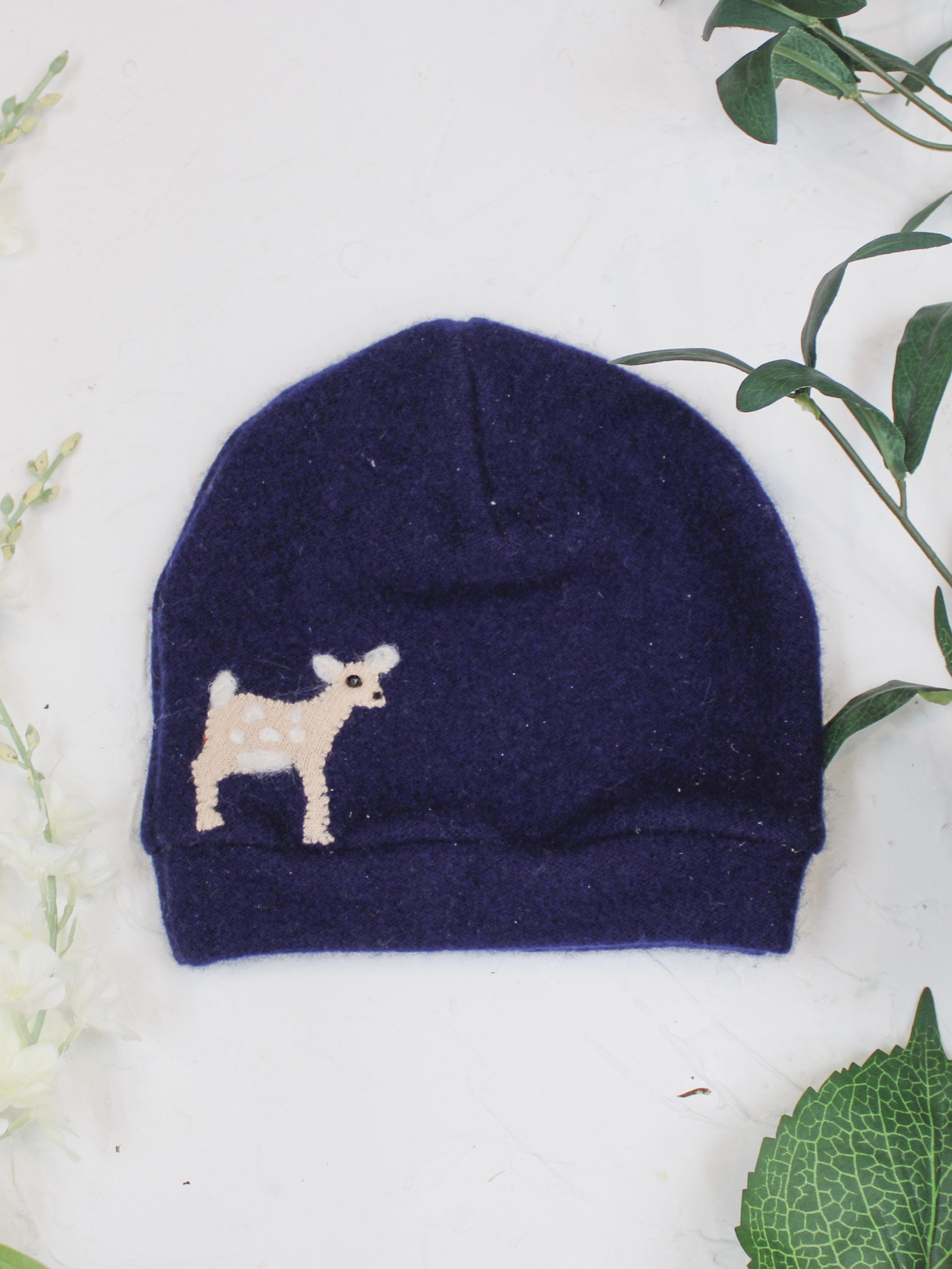 Ash &amp; Rose hat Blue Fawn Cashmere Hat - Toddler