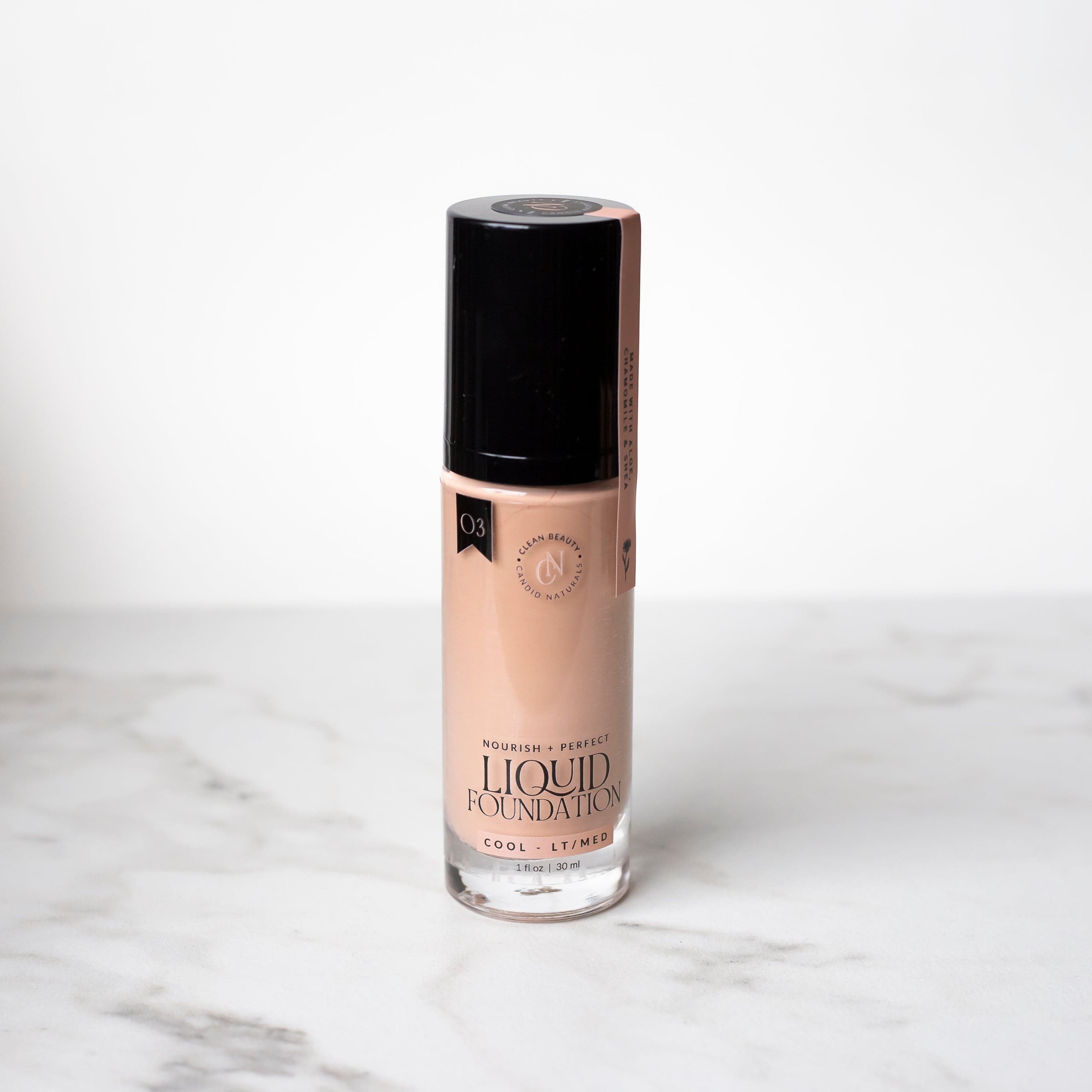 Candid Naturals Full Size (30ml) / 03 | Cool - Light/Medium Natural Liquid Foundation