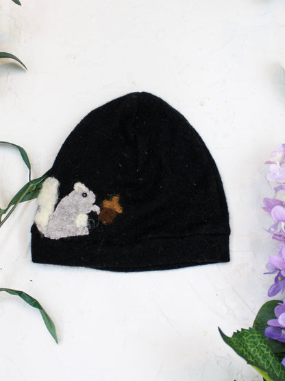 Squirrel Cashmere Hat - Baby