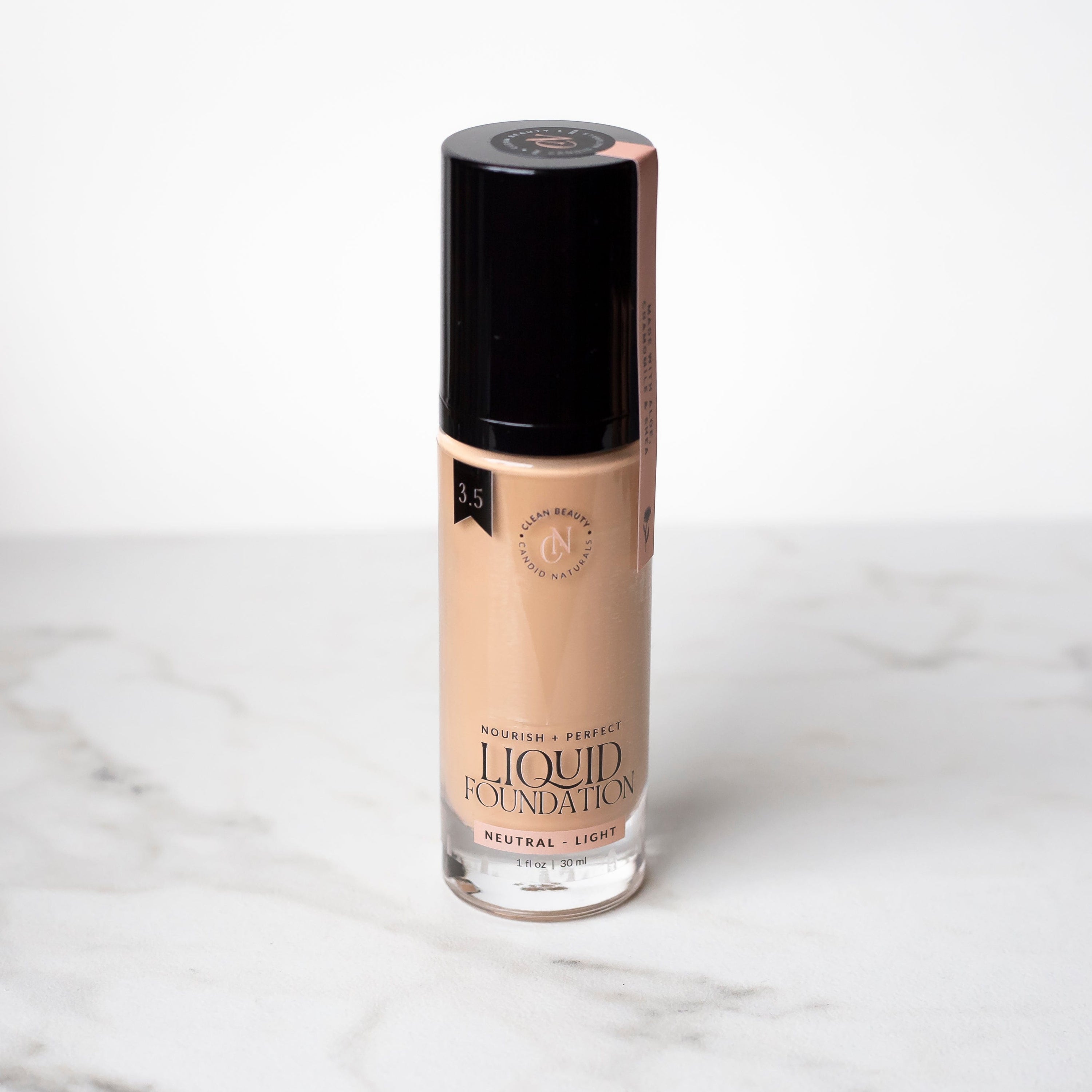 Candid Naturals Full Size (30ml) / 3.5 | Neutral - Light Natural Liquid Foundation
