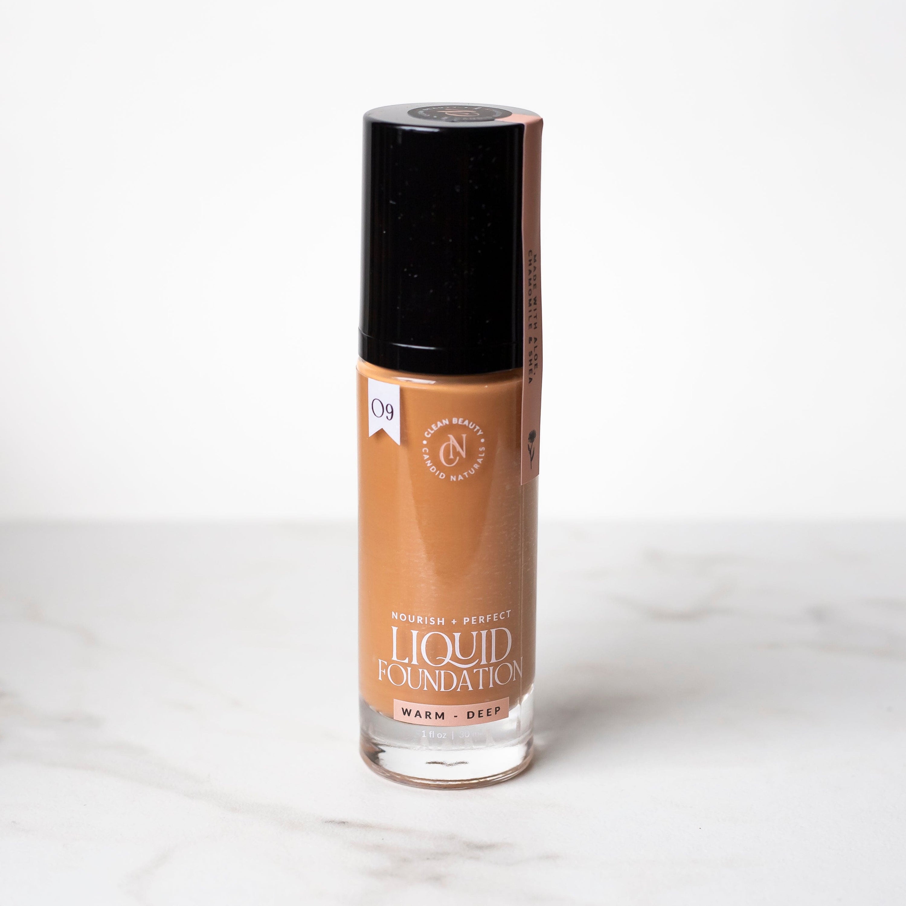 Candid Naturals Full Size (30ml) / 09 | Warm - Deep Natural Liquid Foundation