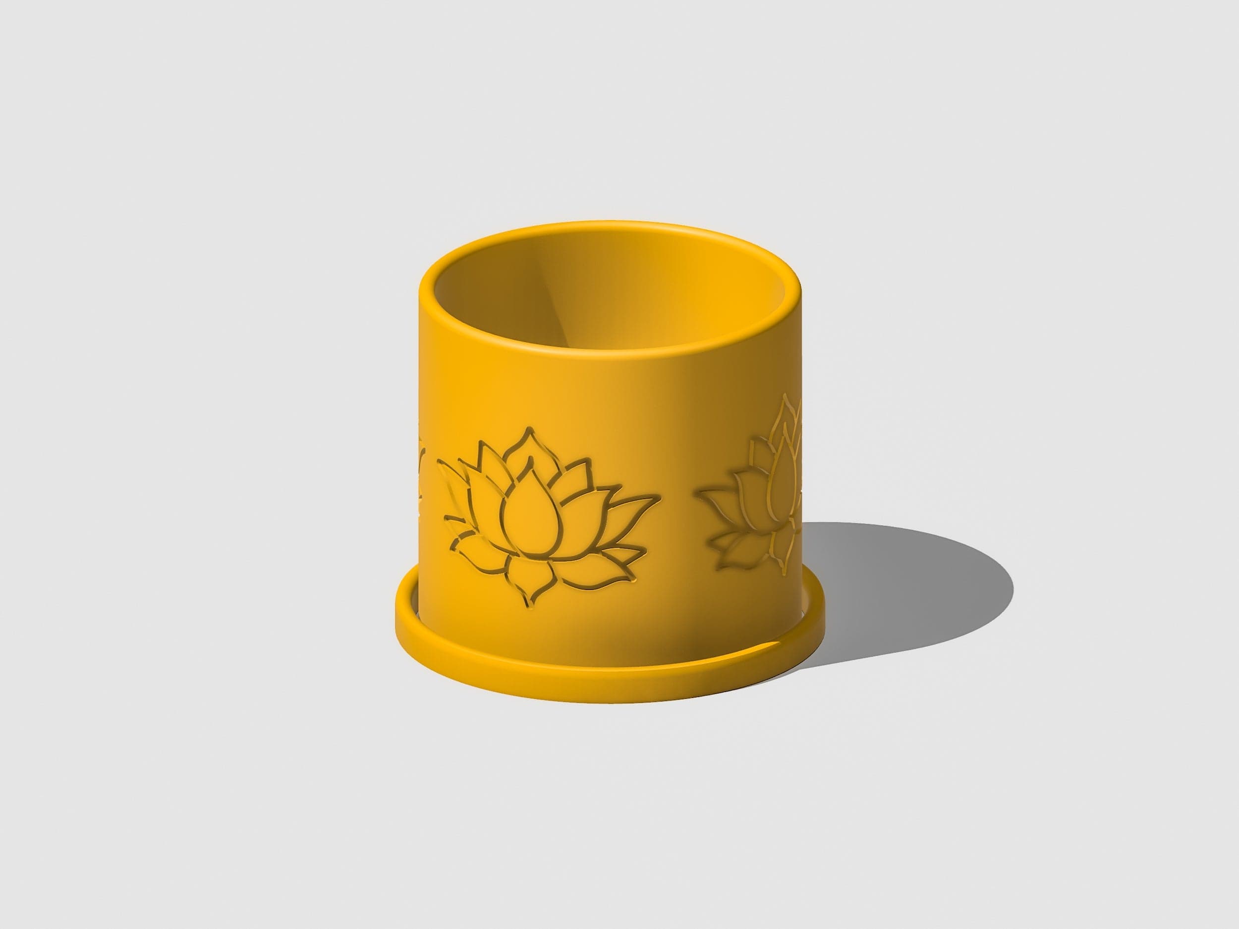 Rosebud HomeGoods Pots &amp; Planters Lotus Flower Pot with Drainage