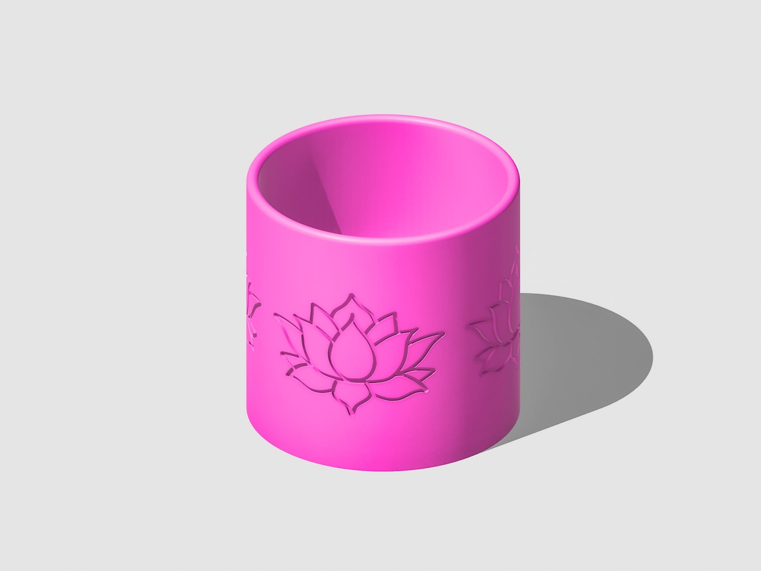 Rosebud HomeGoods Pots &amp; Planters Lotus Flower Pot with Drainage