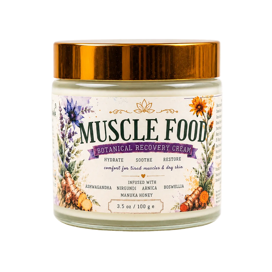 Muscle Food Lotion for Daily Muscle Support &amp; Hydration