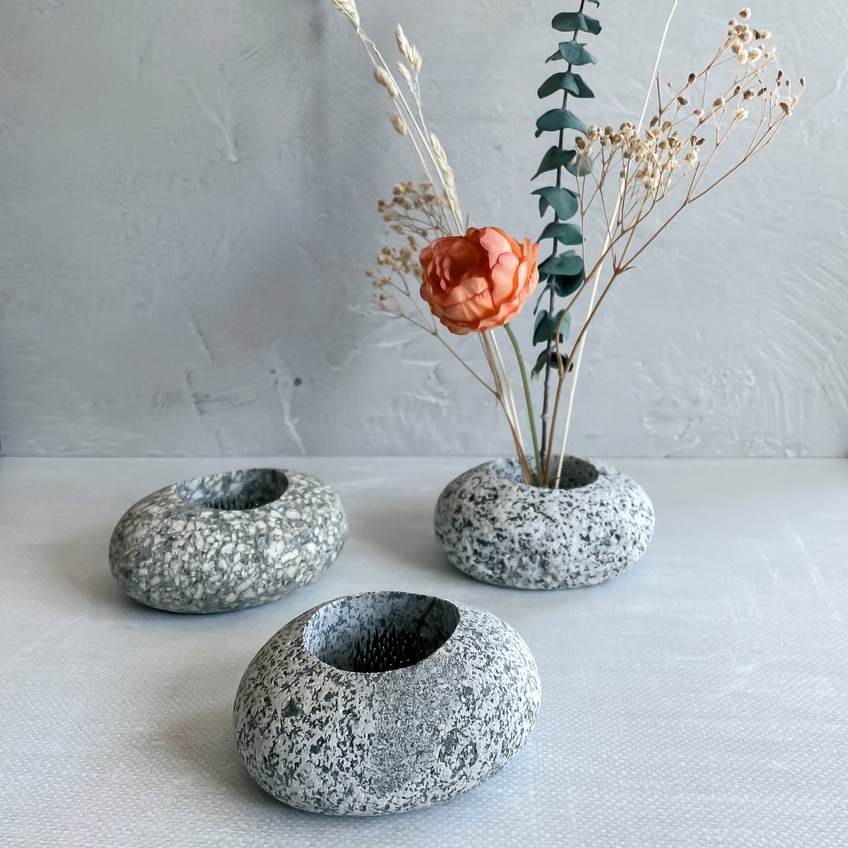 Stone Ikebana Vase