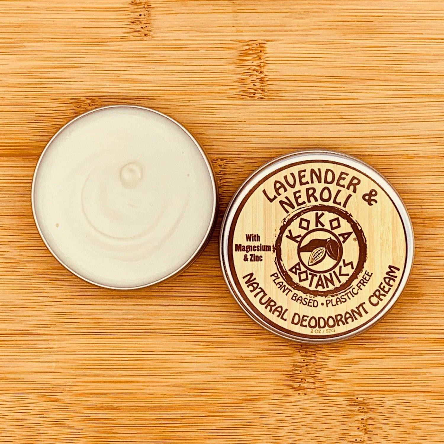 Lavender &amp; Neroli - Natural Deodorant Cream - Aluminum-Free - 2 oz