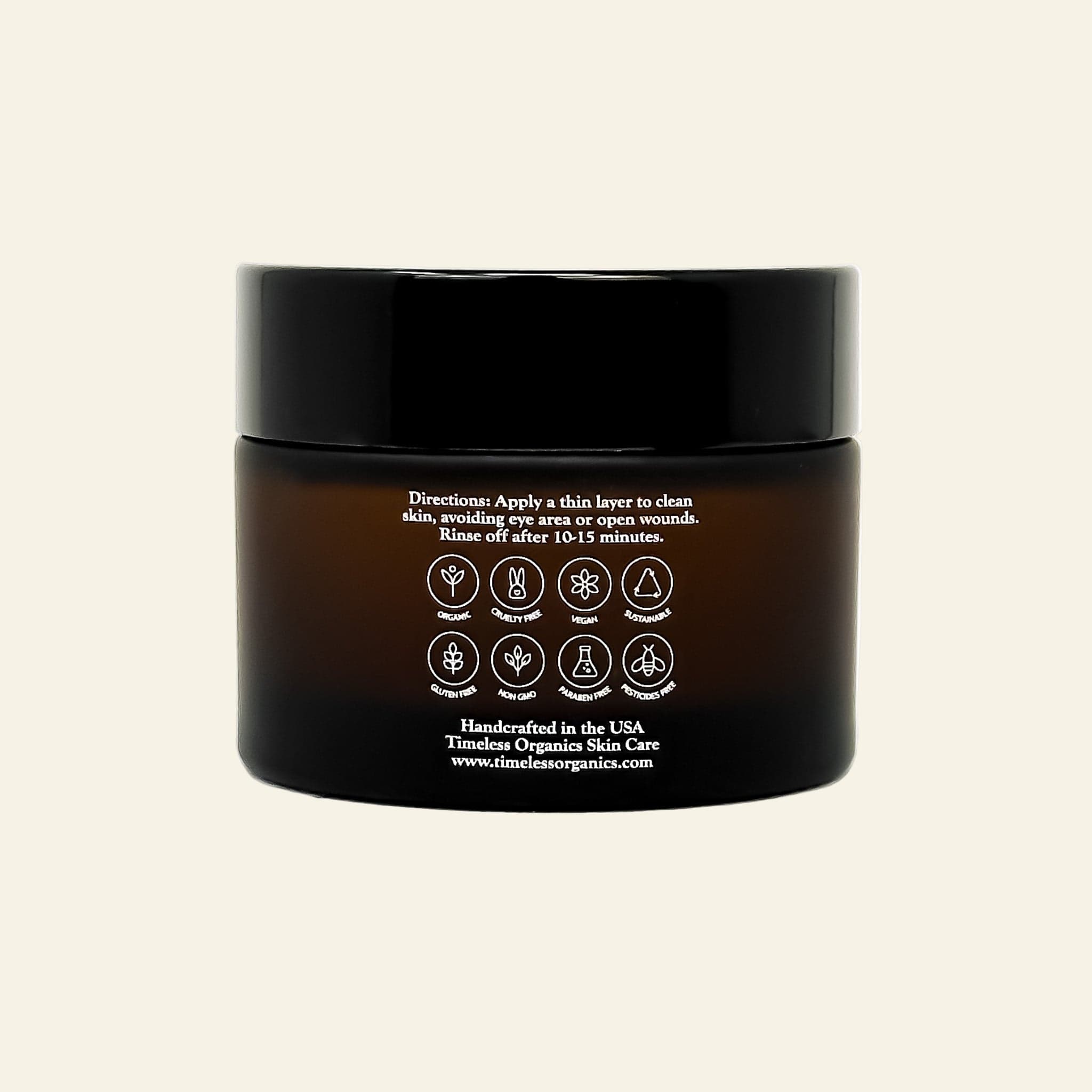 Timeless Organics Skin Care Masks Brightening Clay Mask