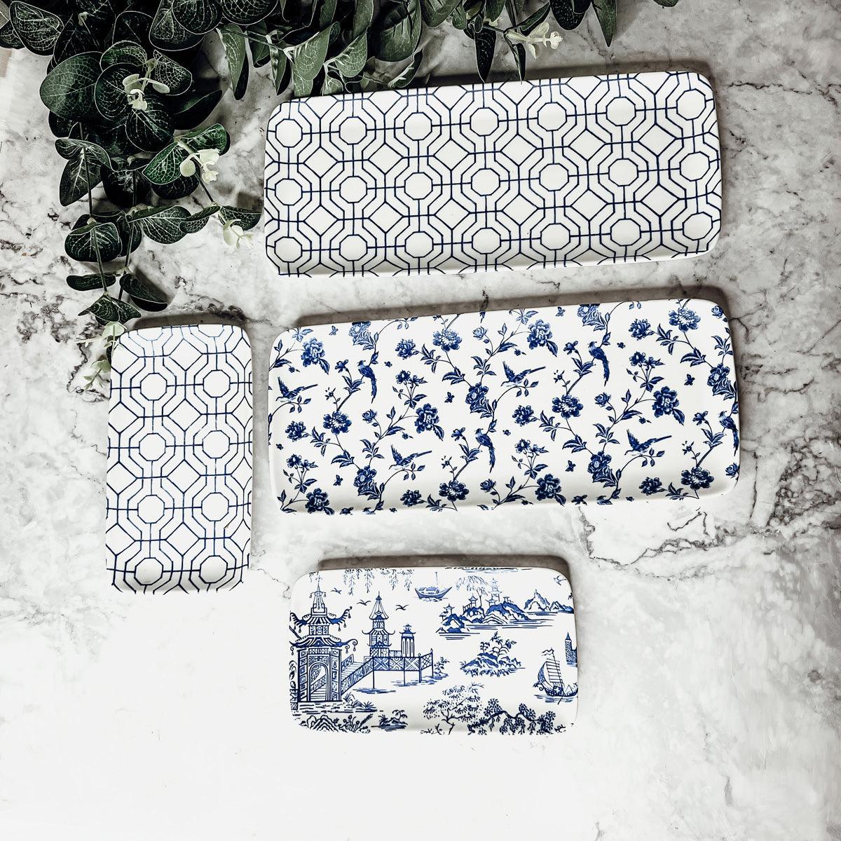 Gia Roma chinoiserie Chinoiserie Serving Set 4pc