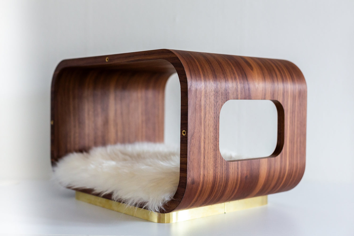 The LUNA Bed in Walnut - My American Goods