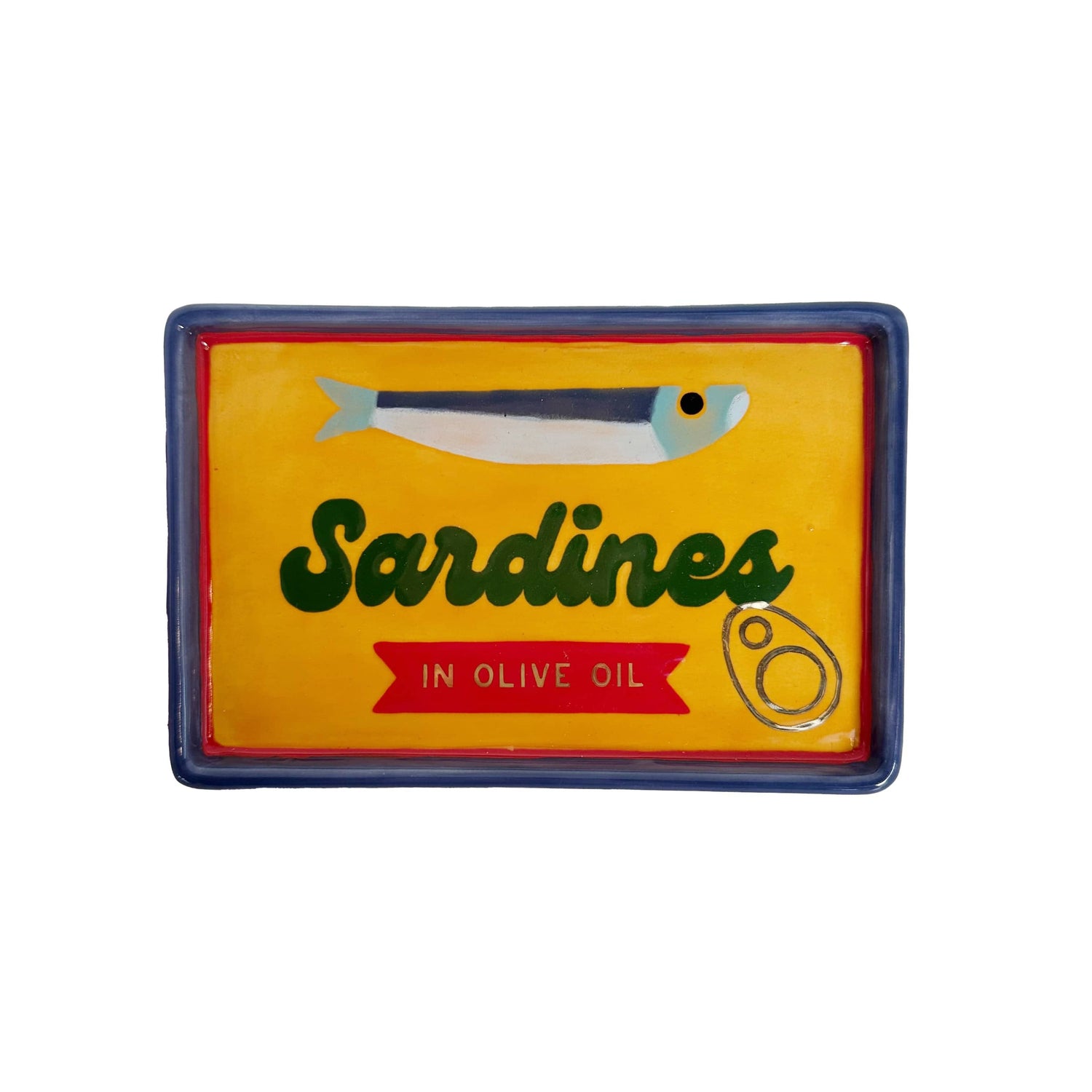 Ruby Clay Company "Canned" Sardine Tray in Yellow