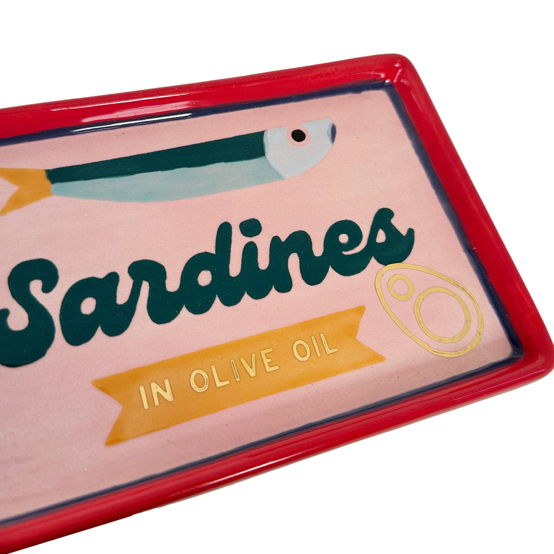 Ruby Clay Company "Canned" Sardine Tray in Pink