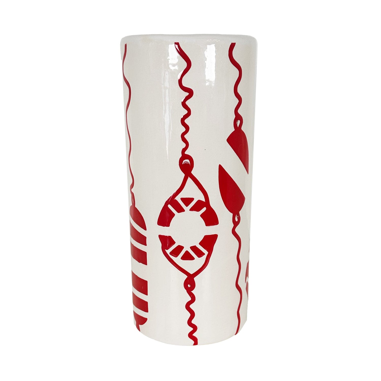 Ruby Clay Company Buoy &amp; Lifesaver Column Vase in 5 Colors