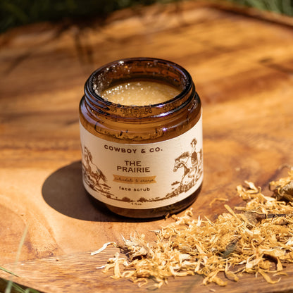 The Prairie - Organic Calendula &amp; Sweet Orange Exfoliating Face Scrub - My American Goods
