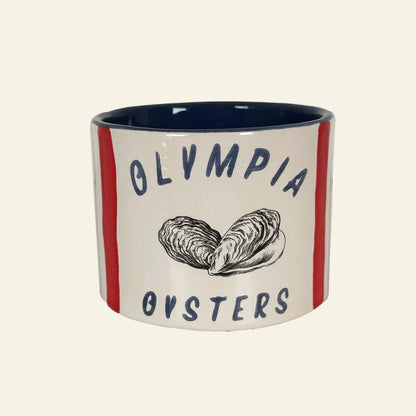 Ruby Clay Company "Canned" Oysters Vase