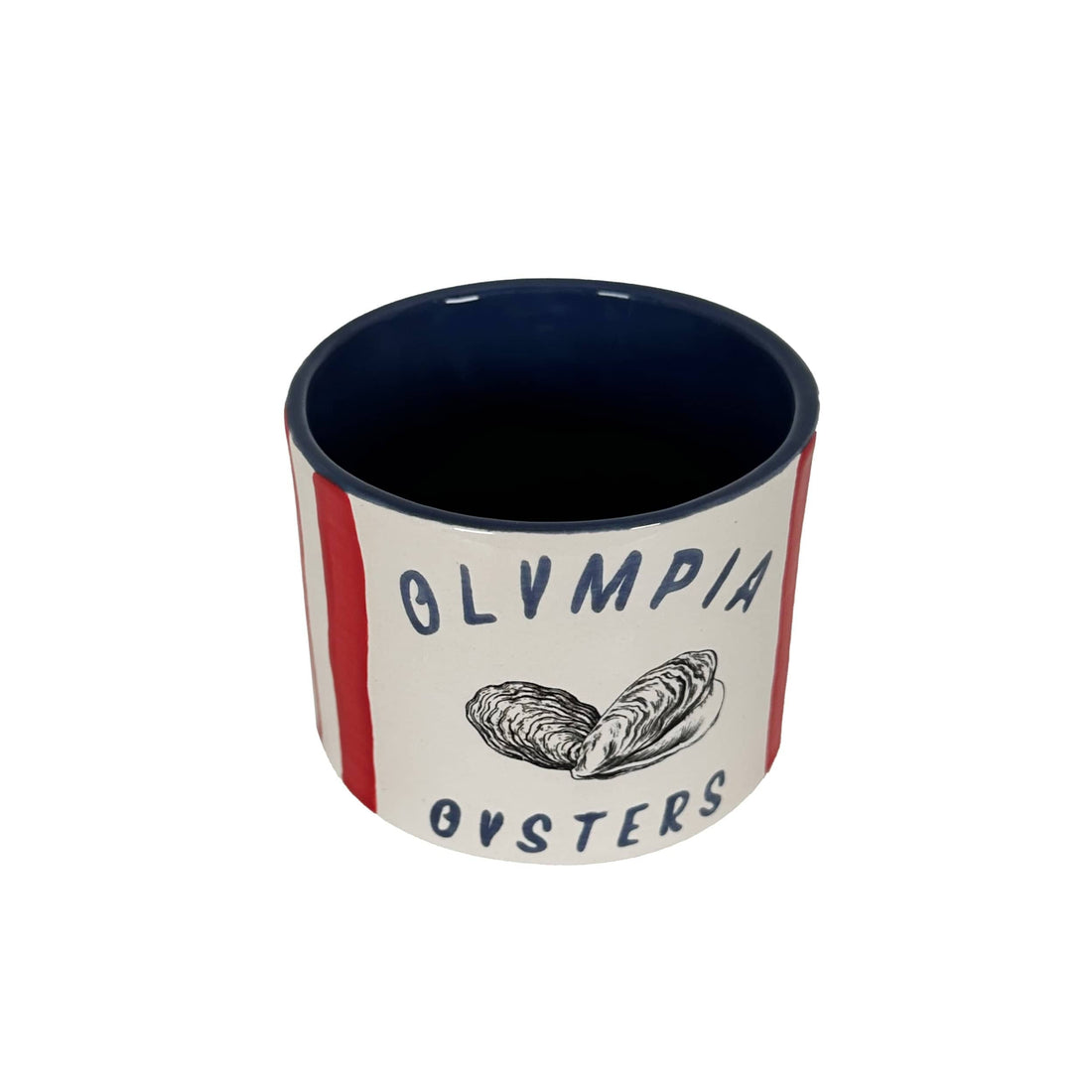 Ruby Clay Company "Canned" Oysters Vase