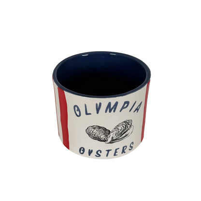 Ruby Clay Company "Canned" Oysters Vase