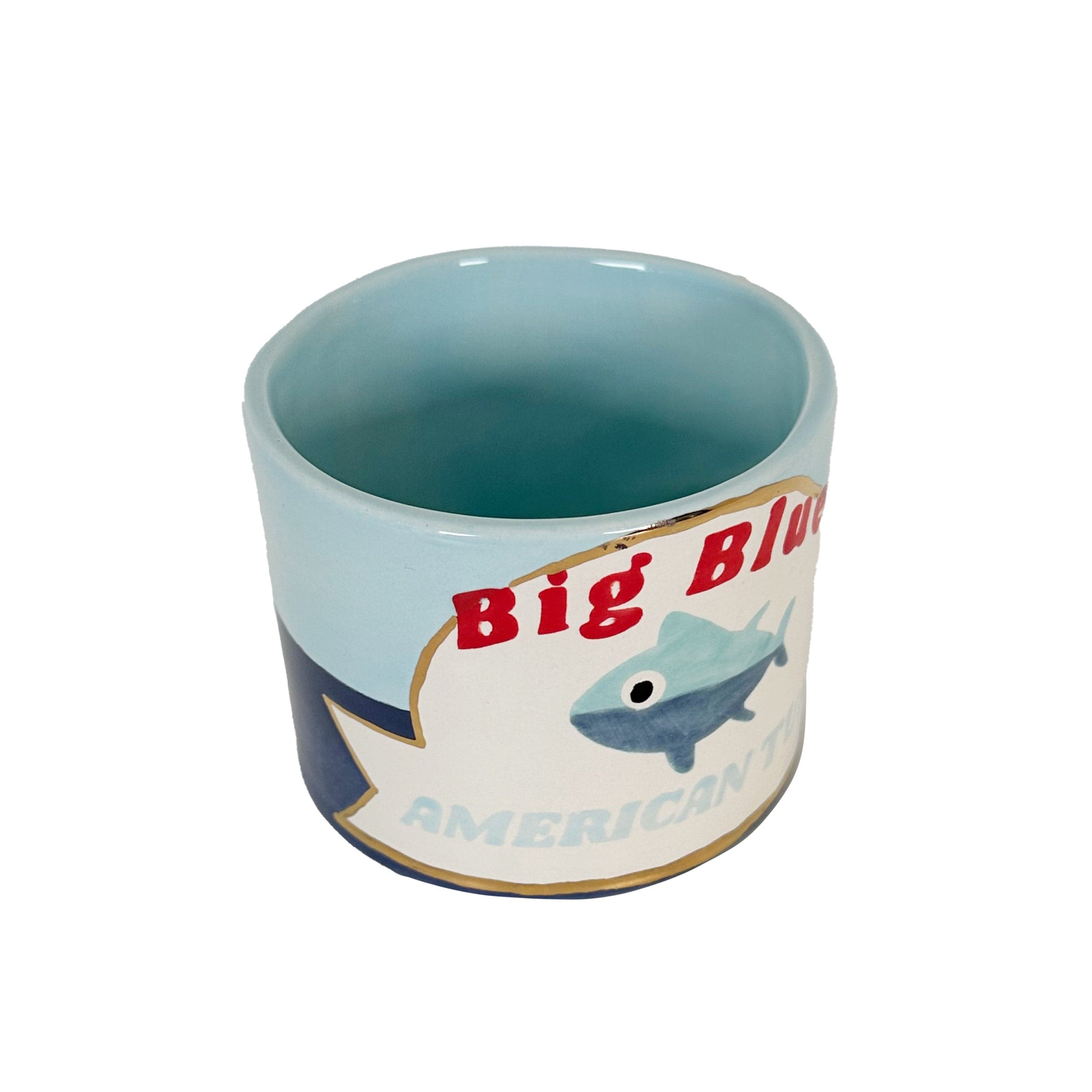 Ruby Clay Company "Canned" Tuna Vase
