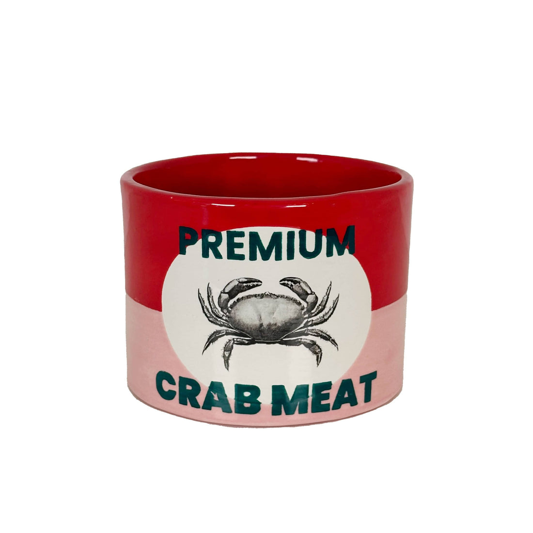 "Canned" Crab Meat Vase