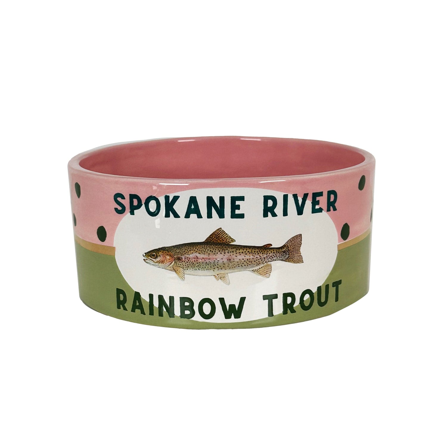 Ruby Clay Company "Canned" Rainbow Trout Vase