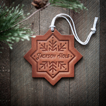 Jackson Hole Snowflake Holiday/Christmas Ornament