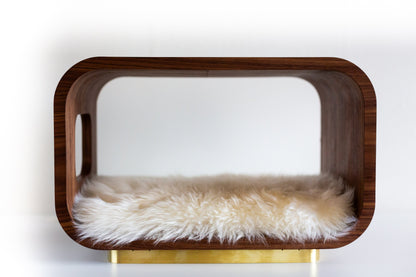 The LUNA Bed in Walnut - My American Goods