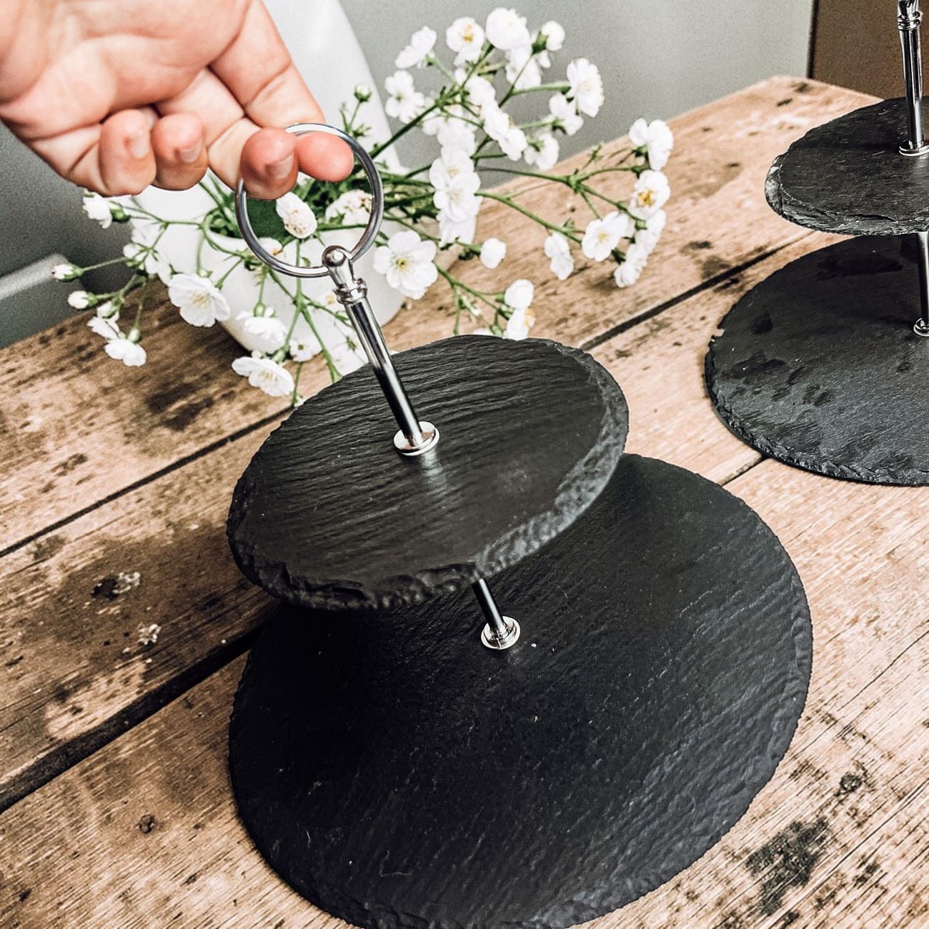 Gia Roma Slate Tray Tiered Slate Stand