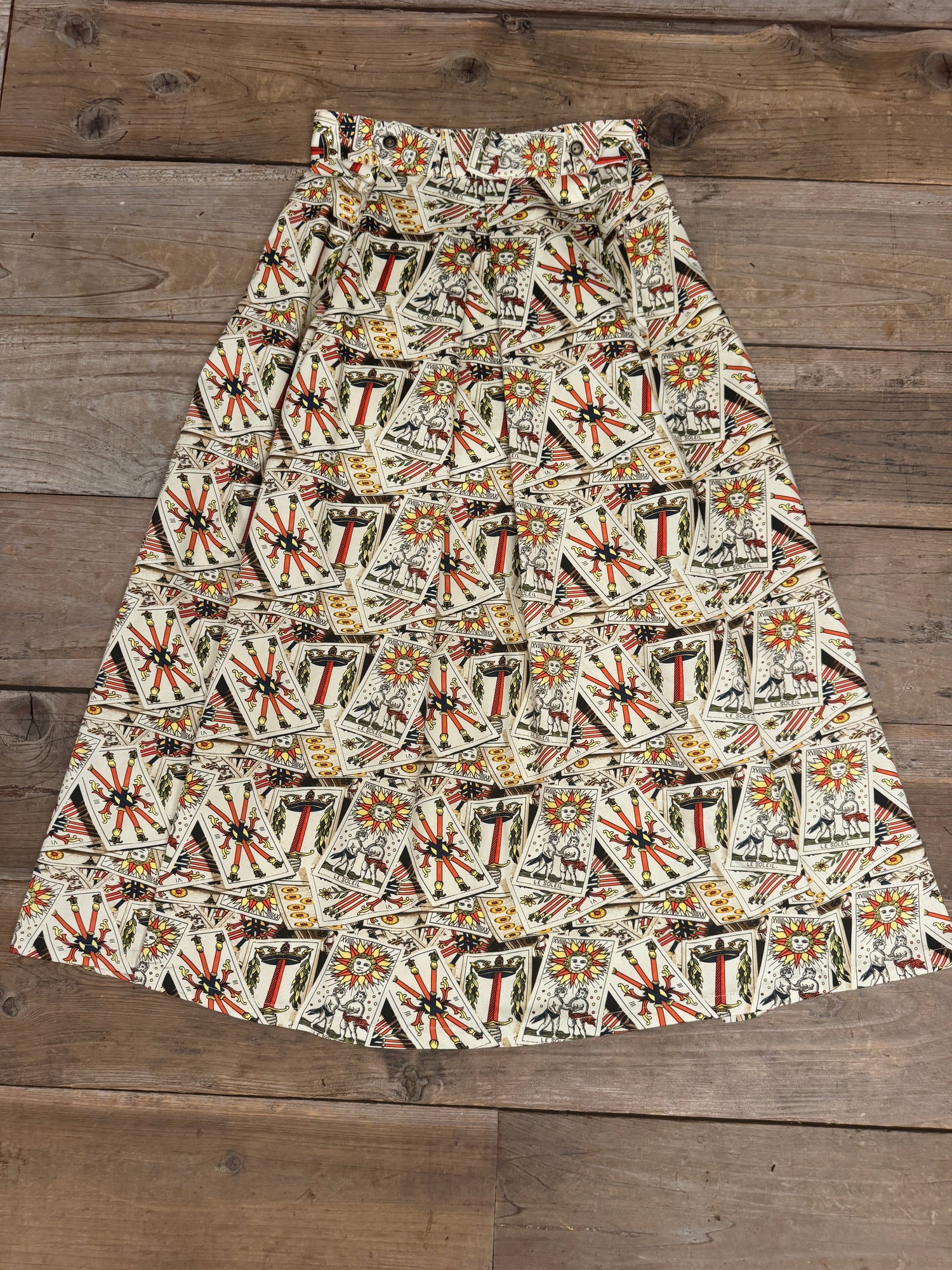 Rue Skirt in Cotton Tarot