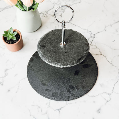 Gia Roma Slate Tray Tiered Slate Stand