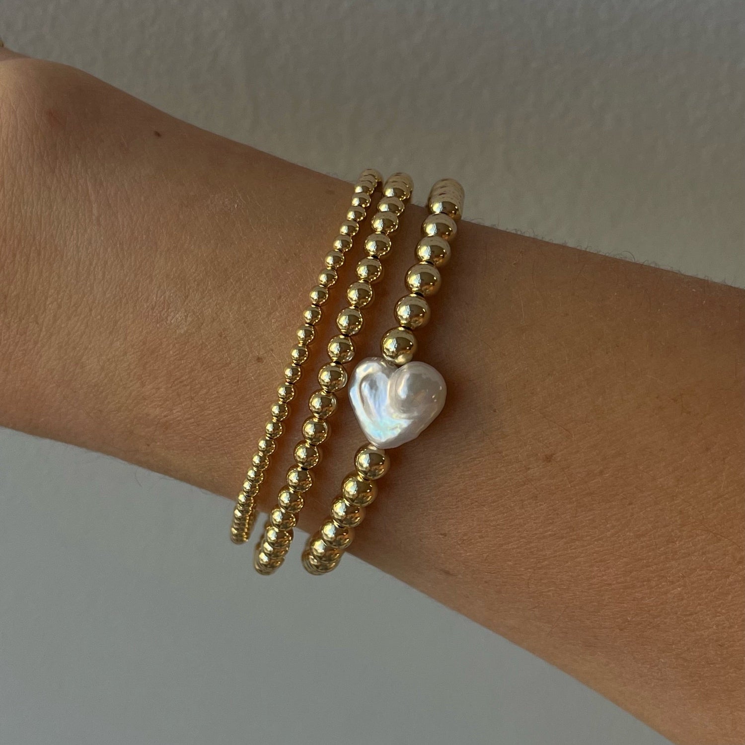 Pearl Heart Juno Bracelet