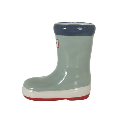Ruby Clay Company Multicolor Rainboot Vase in Sage