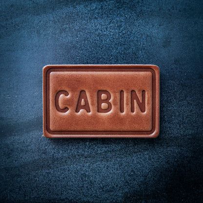 Cabin Leather Magnet Block Style