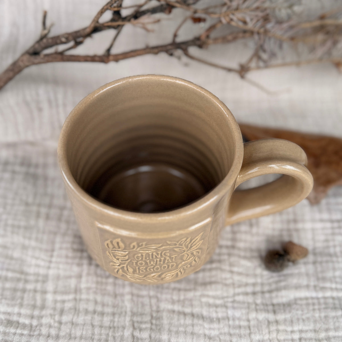 Cling to What is Good Mug