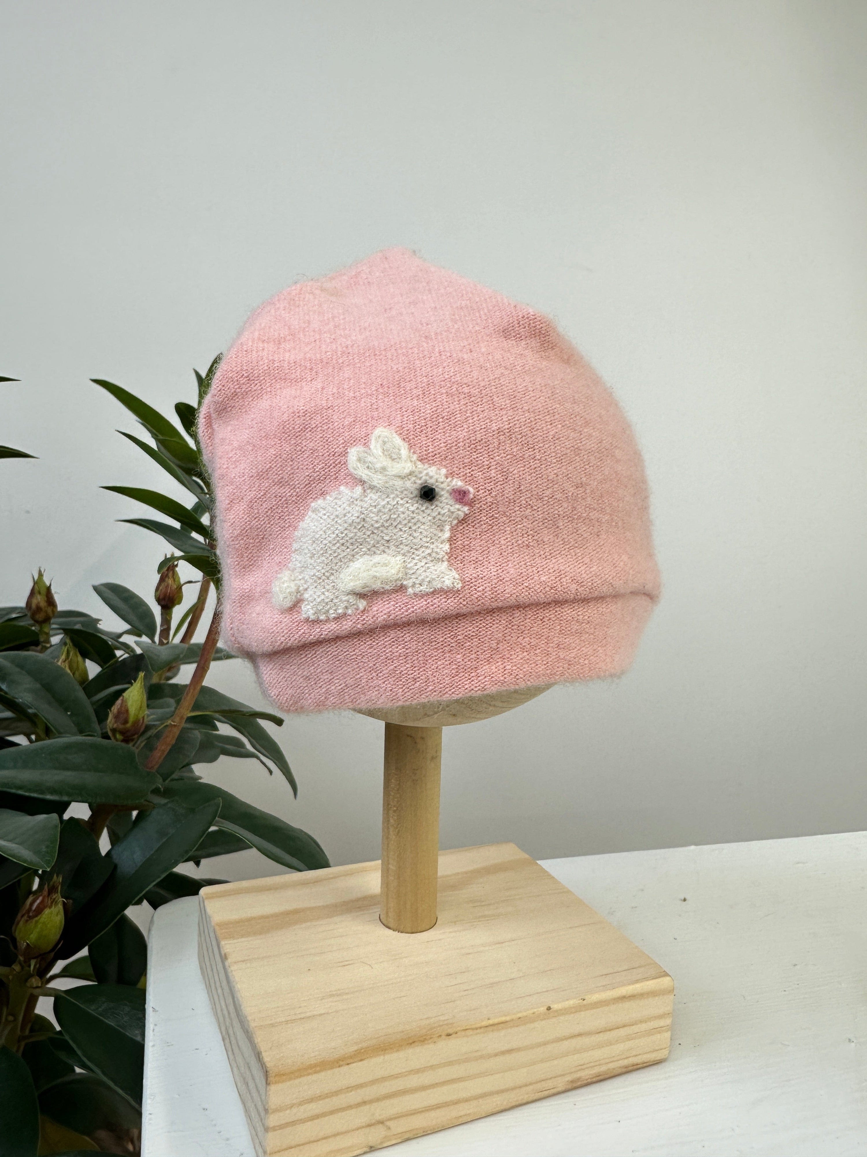 Ash &amp; Rose hat Blush Bunny Cashmere Hat - Baby